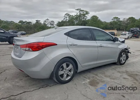 2013 Hyundai Elantra Gls z USA, uszkodzony, nr VIN 5NPDH4AEXDH427593